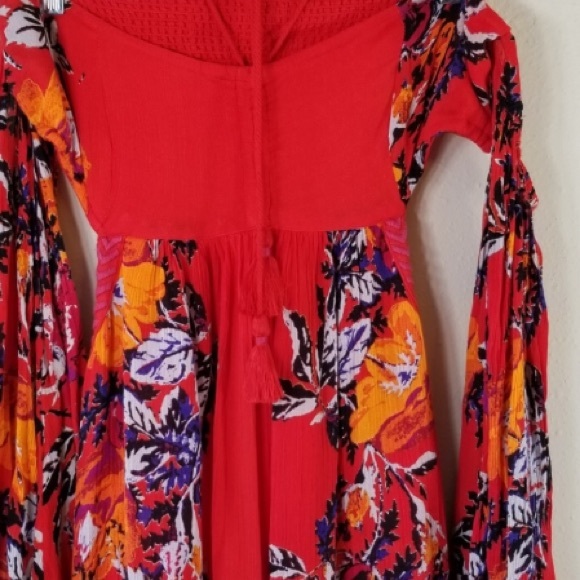 Free People Boho Falling Flowers Jumpsuit - Picture 4 of 8